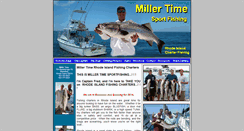 Desktop Screenshot of millertimecharters.com